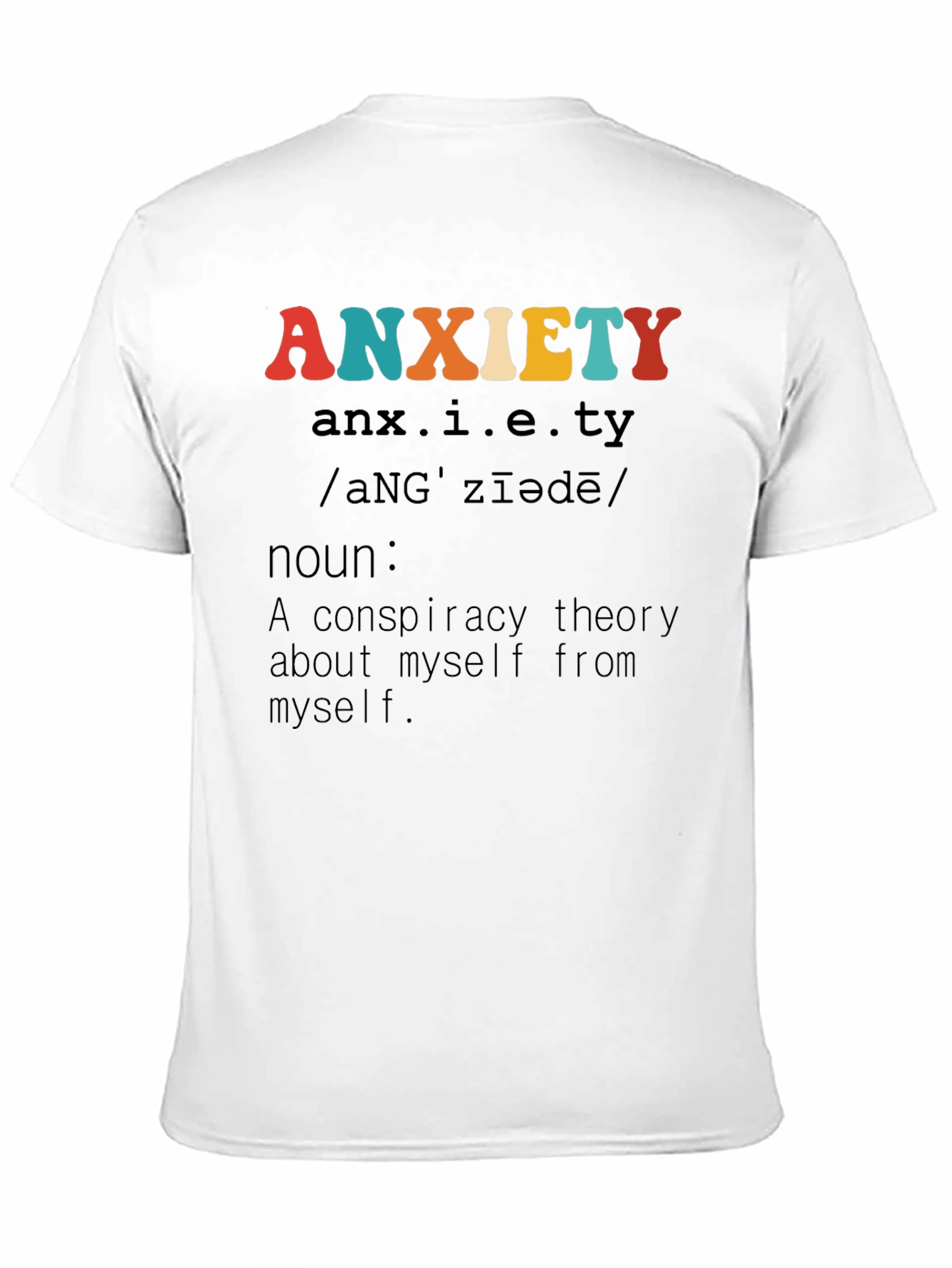 Anxiety Definition Graphic T-Shirt