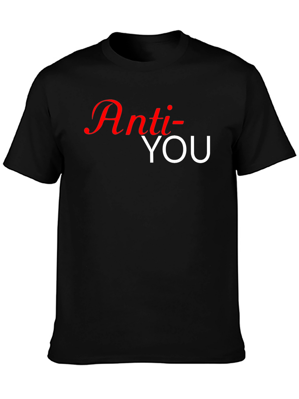 Anti-You Graphic T-Shirt - Black