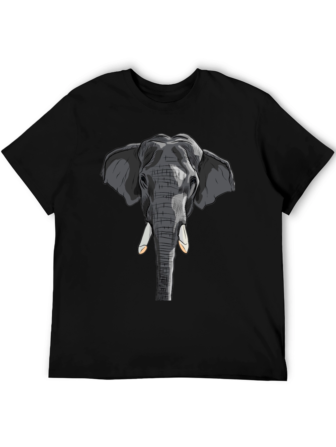 Elephant Graphic T-Shirt - Stylish Animal Print Tee