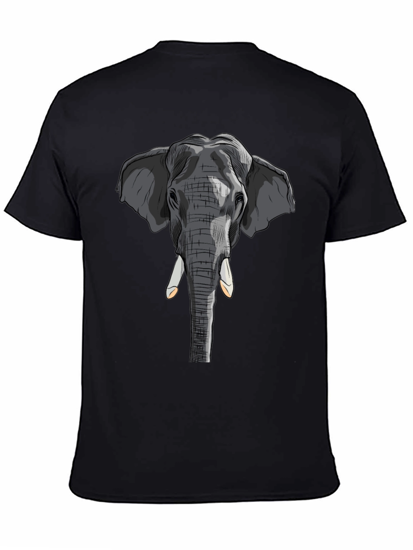 Elephant Graphic T-Shirt - Stylish Animal Print Tee