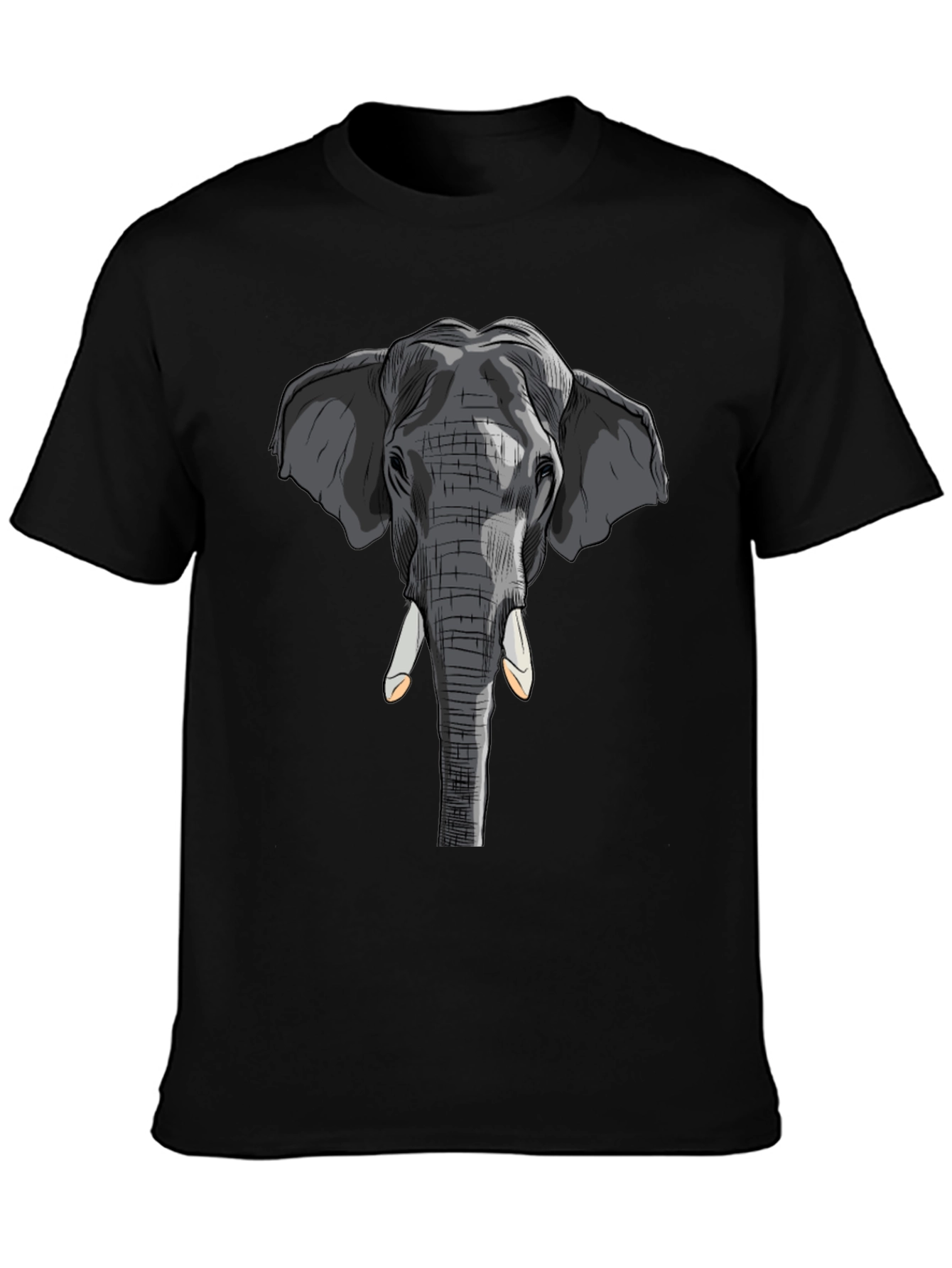 Elephant Graphic T-Shirt - Stylish Animal Print Tee