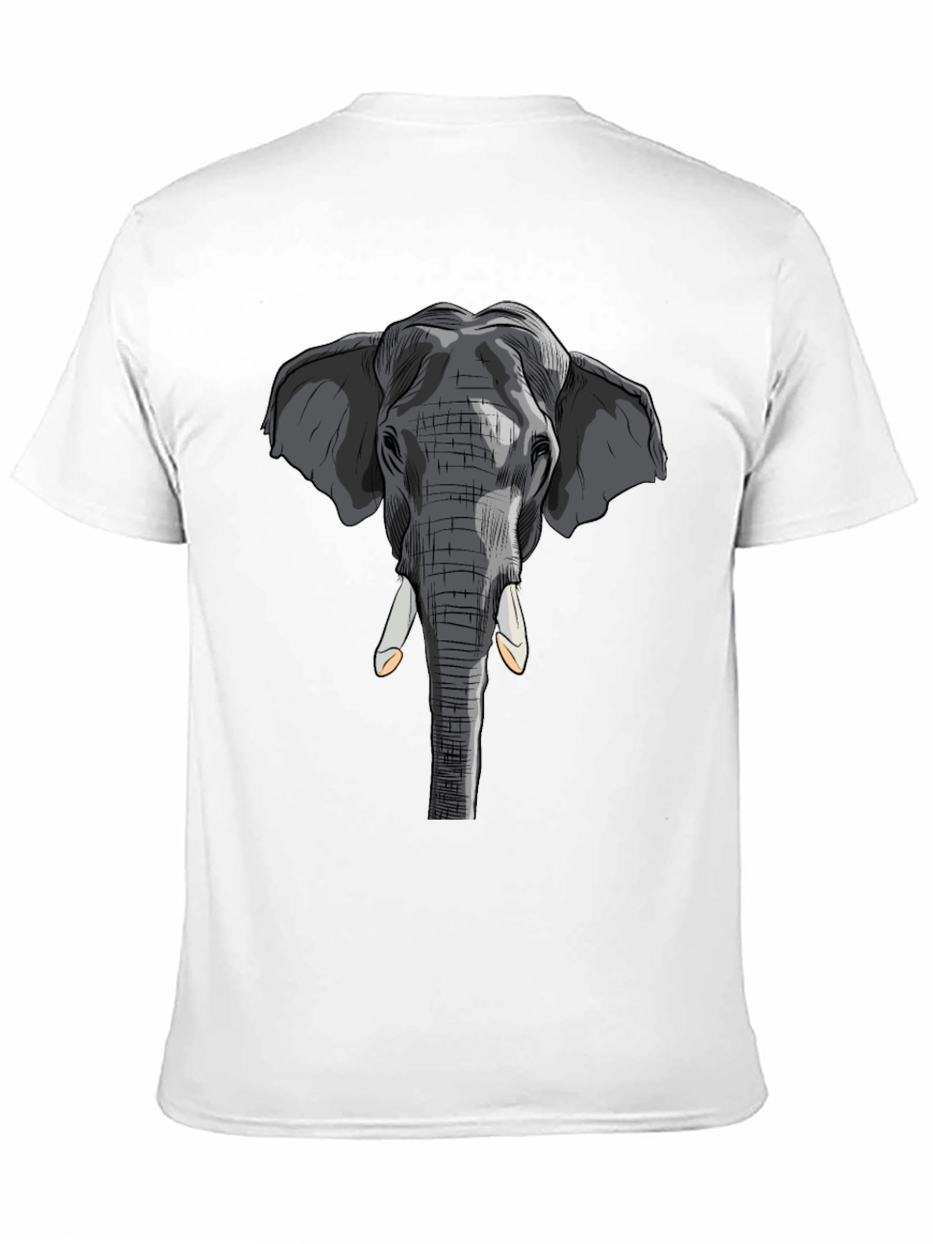 Elephant Graphic T-Shirt - Stylish Animal Print Tee