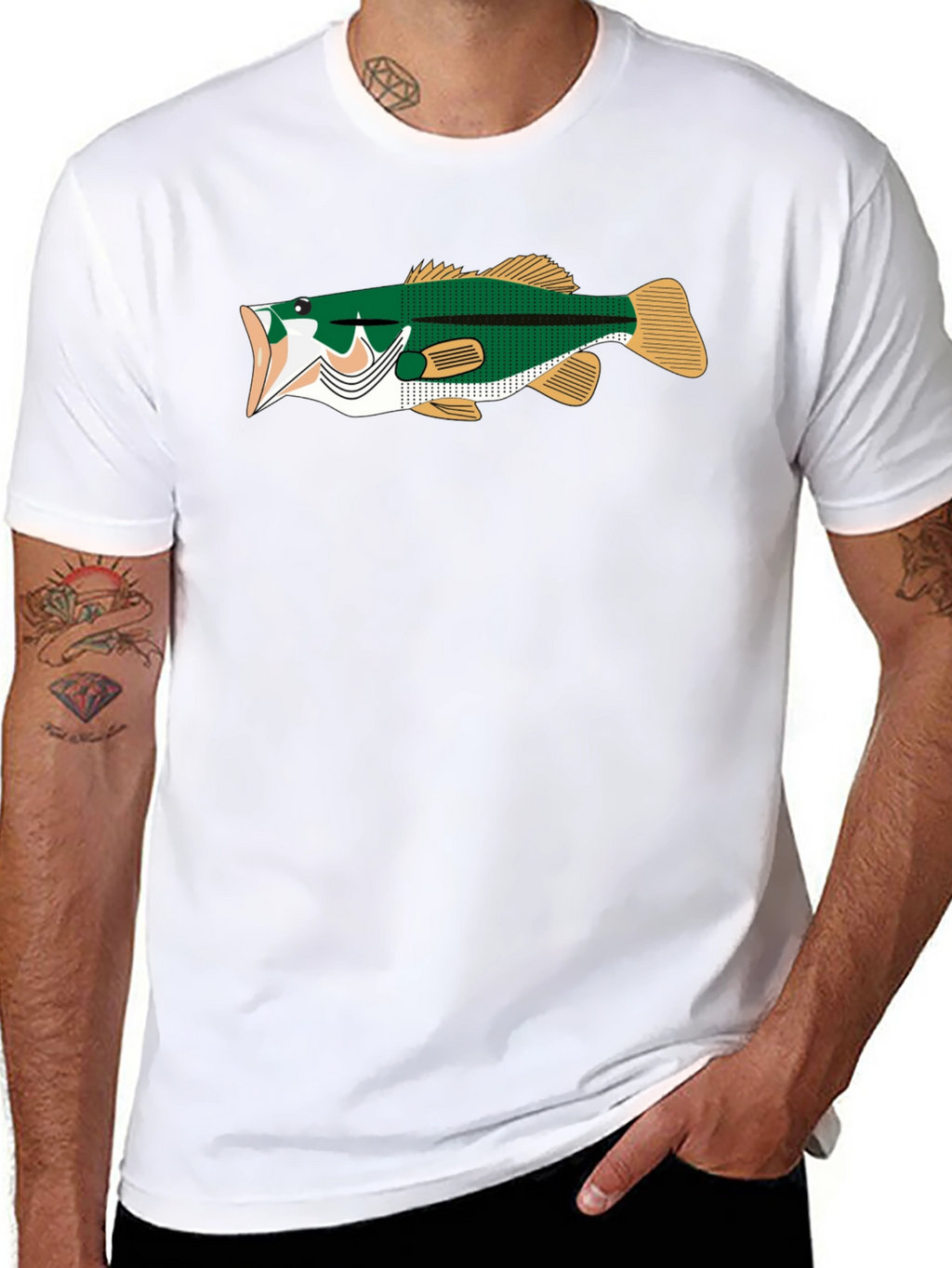 Bass Fishing T-Shirt - Unique Angler Design