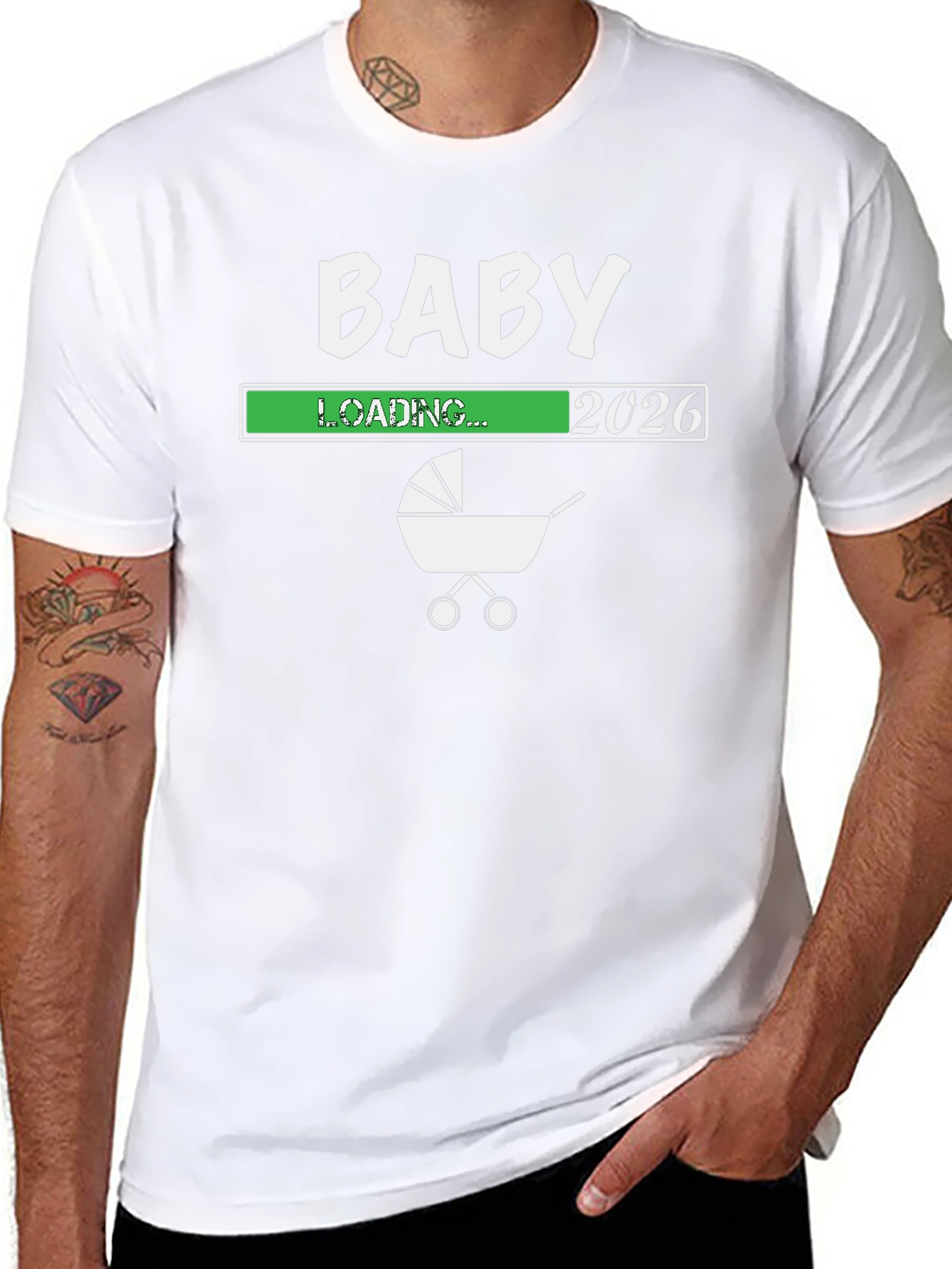 Baby Loading 2026 Graphic T-Shirt - Future Parents