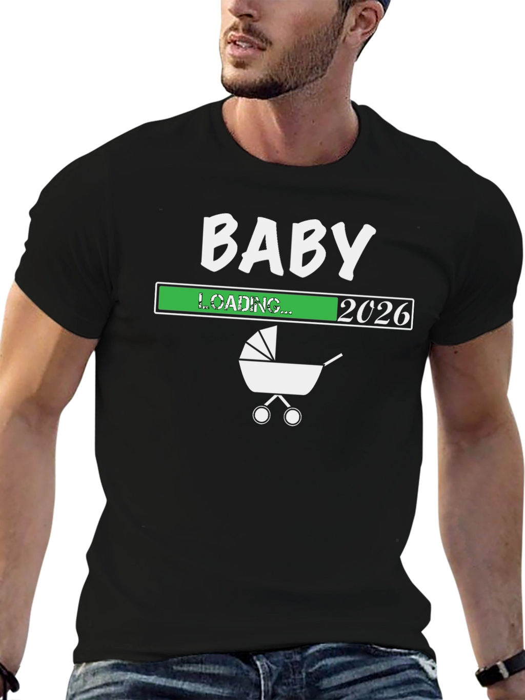 Baby Loading 2026 Graphic T-Shirt - Future Parents