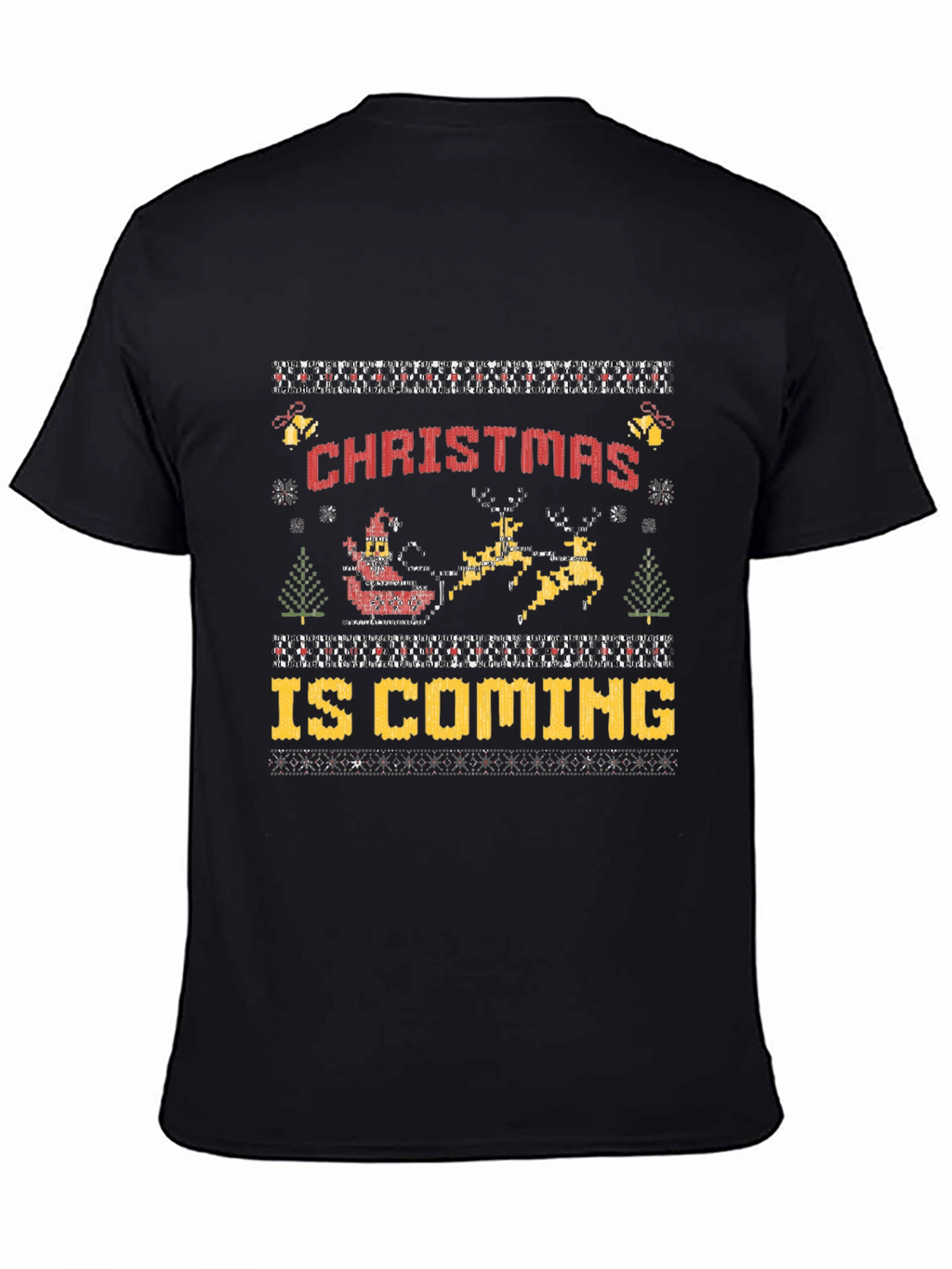 Christmas Is Coming Ugly Sweater Style T-Shirt