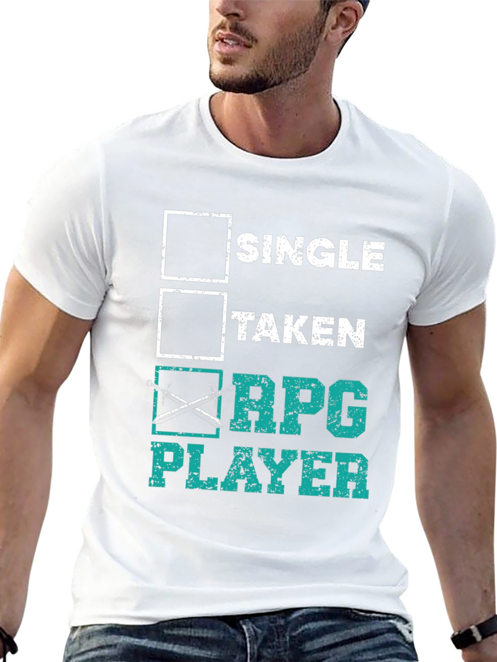 RPG Player Graphic Tee - Gamer T-Shirt