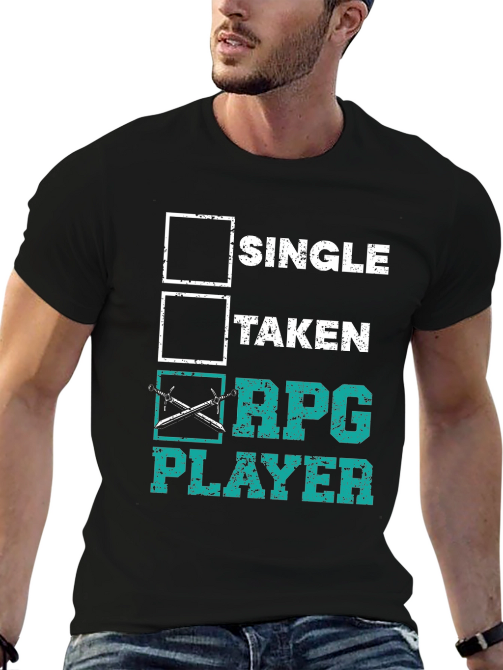 RPG Player Graphic Tee - Gamer T-Shirt
