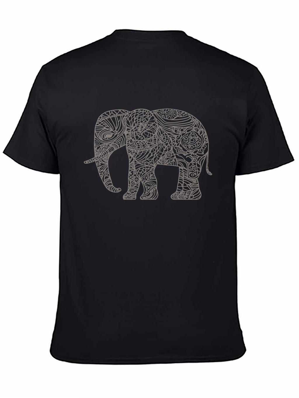 Elephant Graphic Tee - Mens Black Short Sleeve