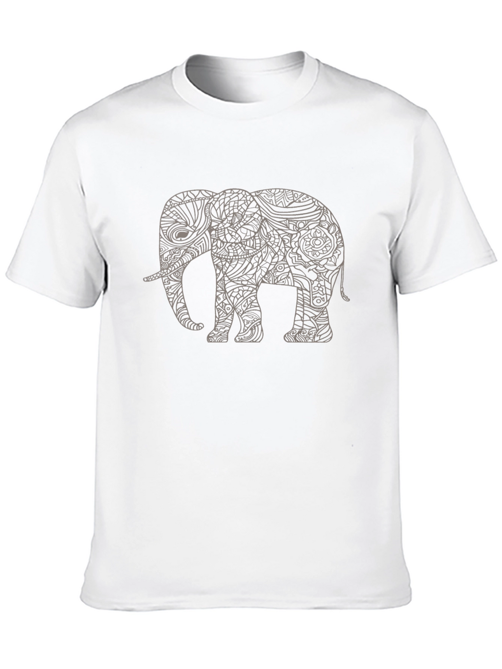 Elephant Graphic Tee - Mens Black Short Sleeve