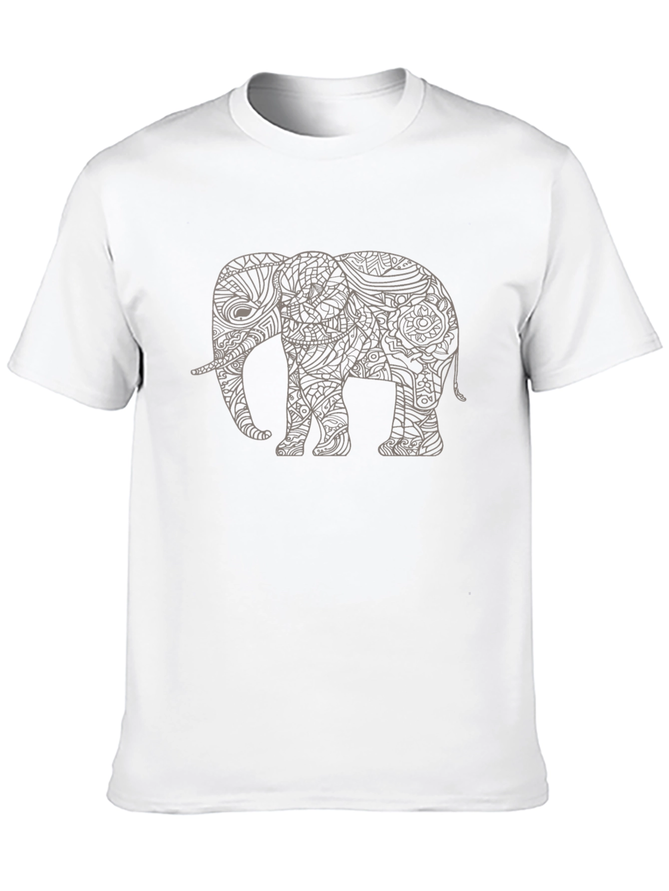 Elephant Graphic Tee - Mens Black Short Sleeve