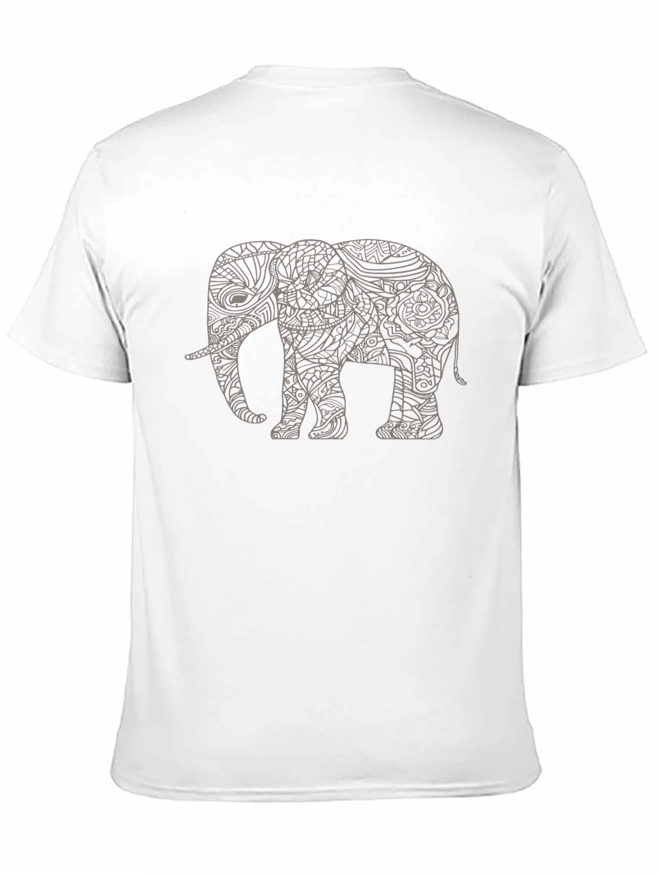 Elephant Graphic Tee - Mens Black Short Sleeve