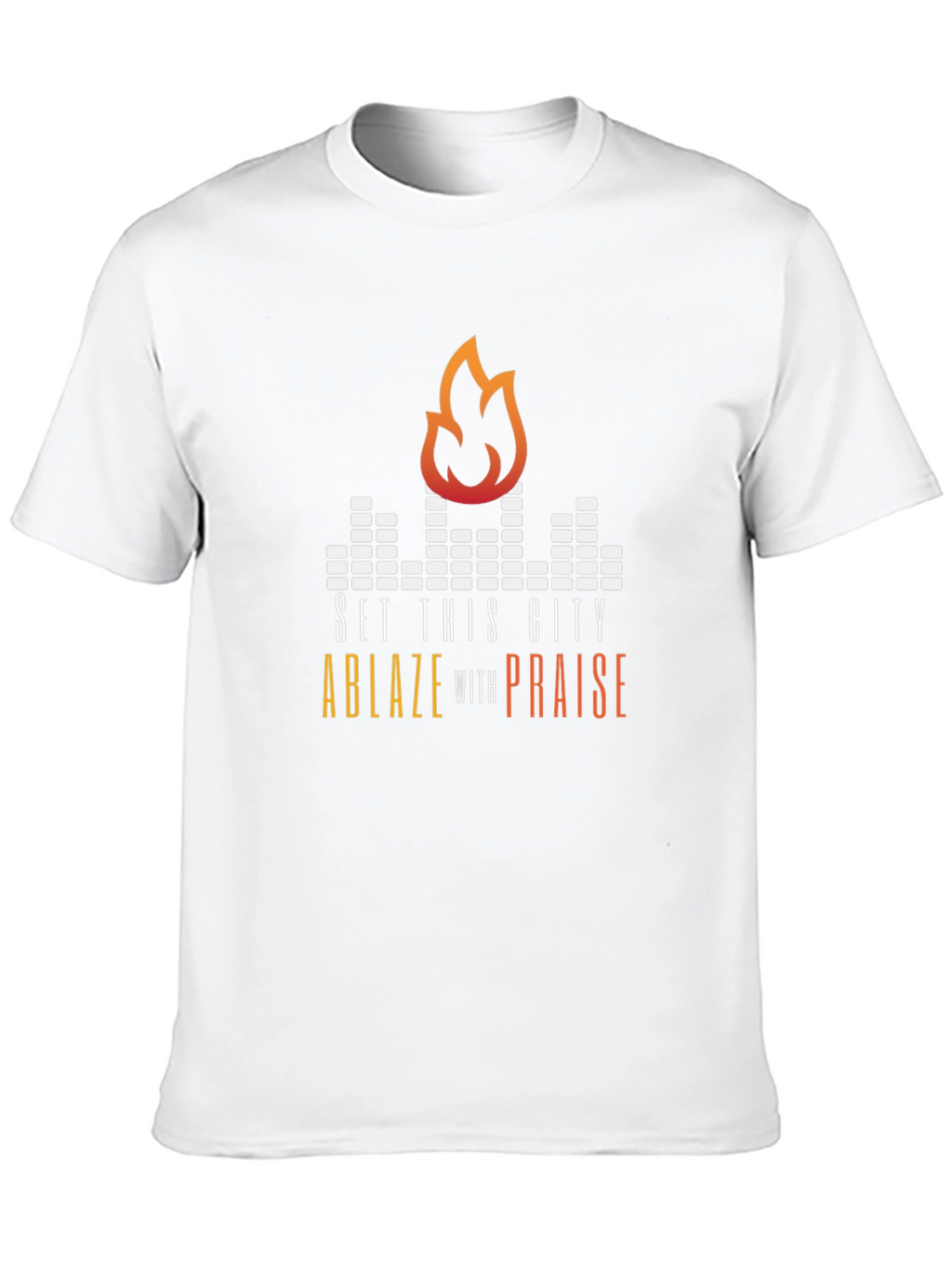 Set This City Ablaze Graphic Tee - Black