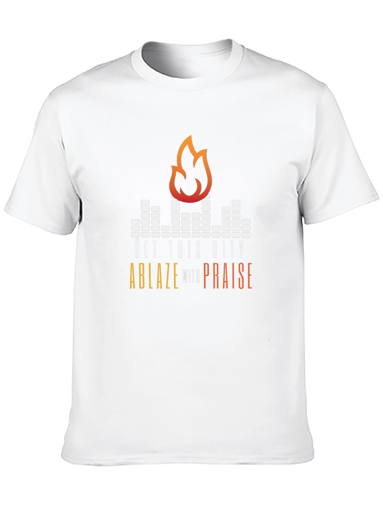 Set This City Ablaze Graphic Tee - Black
