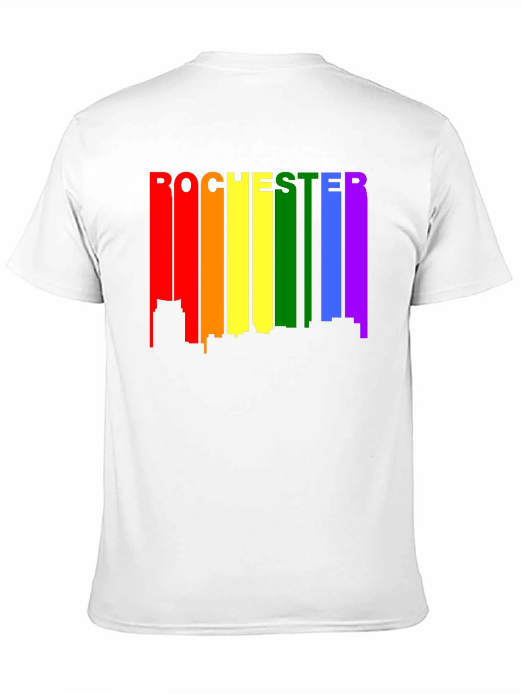 Rochester Pride Skyline T-Shirt - Black