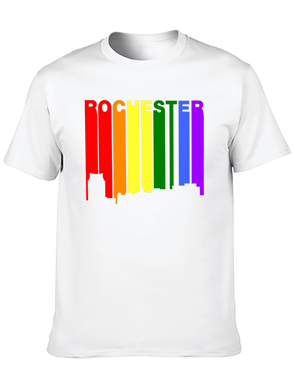 Rochester Pride Skyline T-Shirt - Black