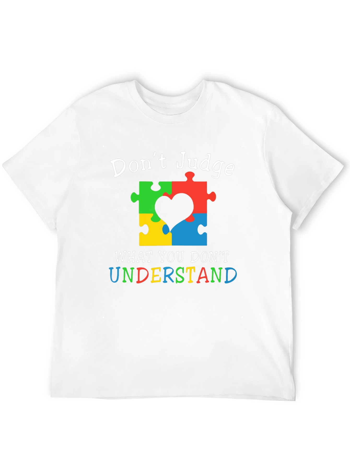 Autism Awareness Puzzle Heart T-Shirt