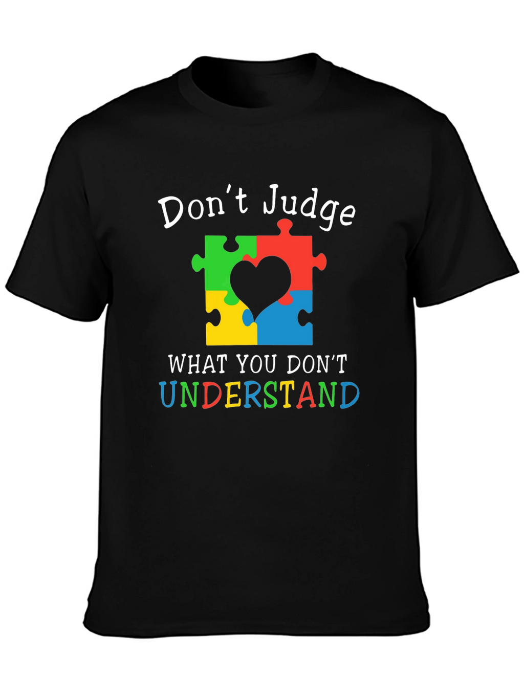 Autism Awareness Puzzle Heart T-Shirt