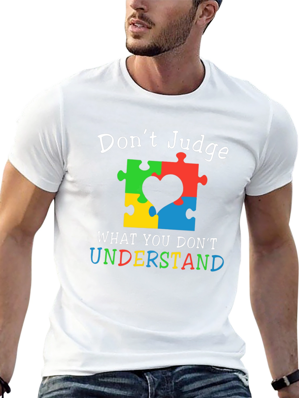 Autism Awareness Puzzle Heart T-Shirt
