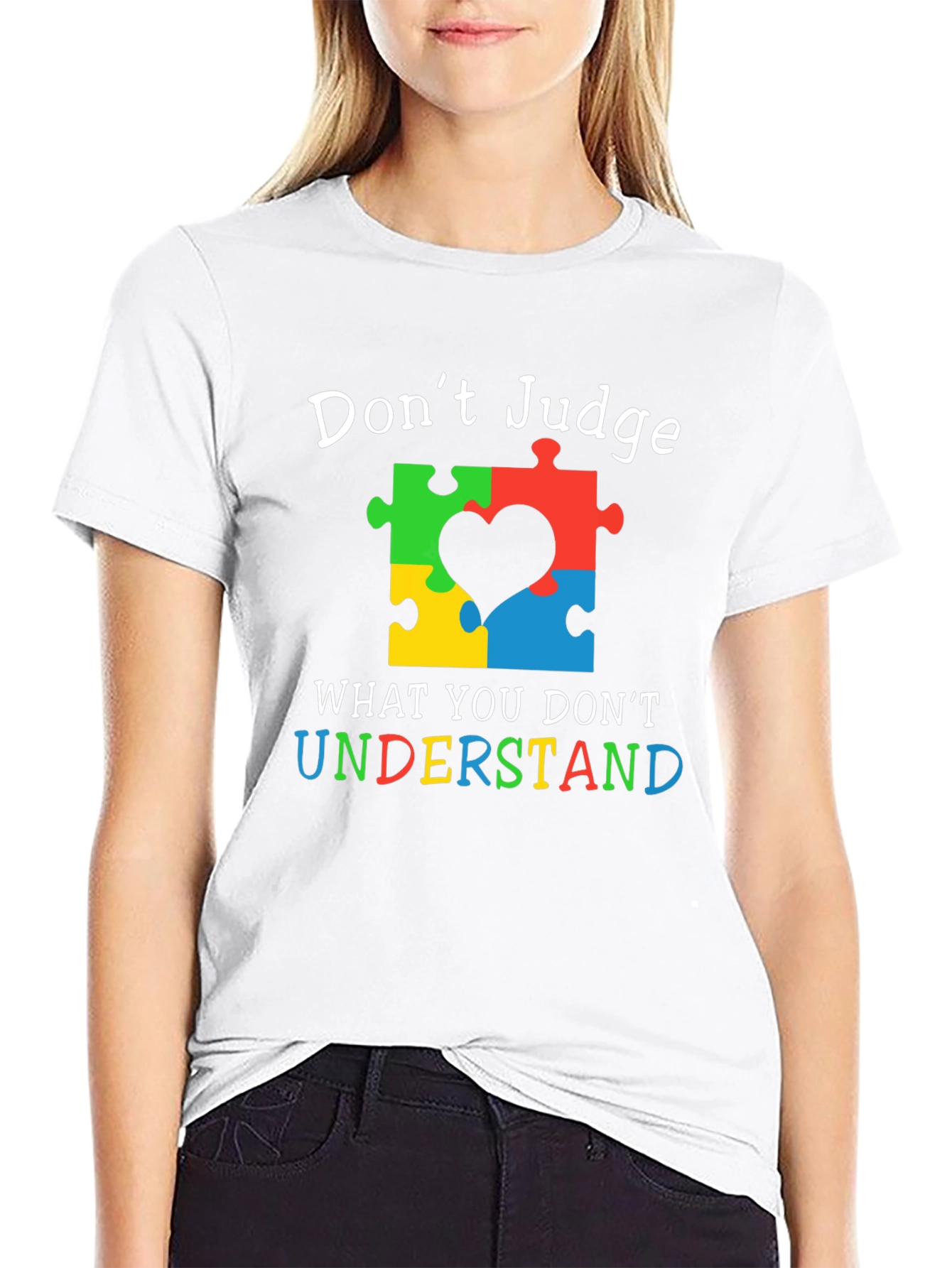Autism Awareness Puzzle Heart T-Shirt