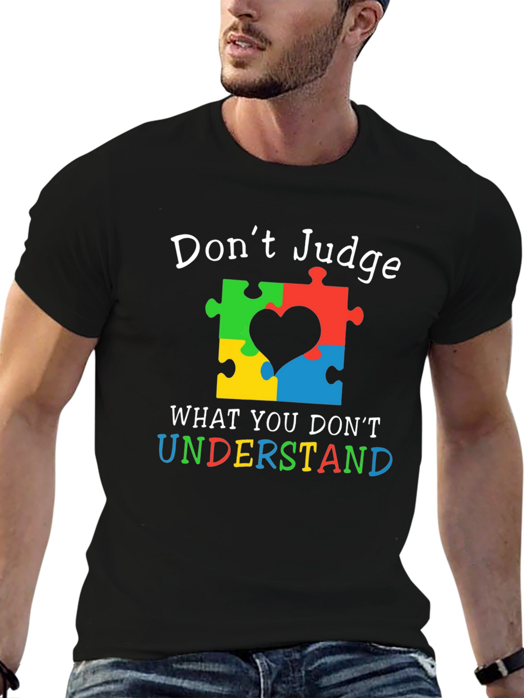 Autism Awareness Puzzle Heart T-Shirt
