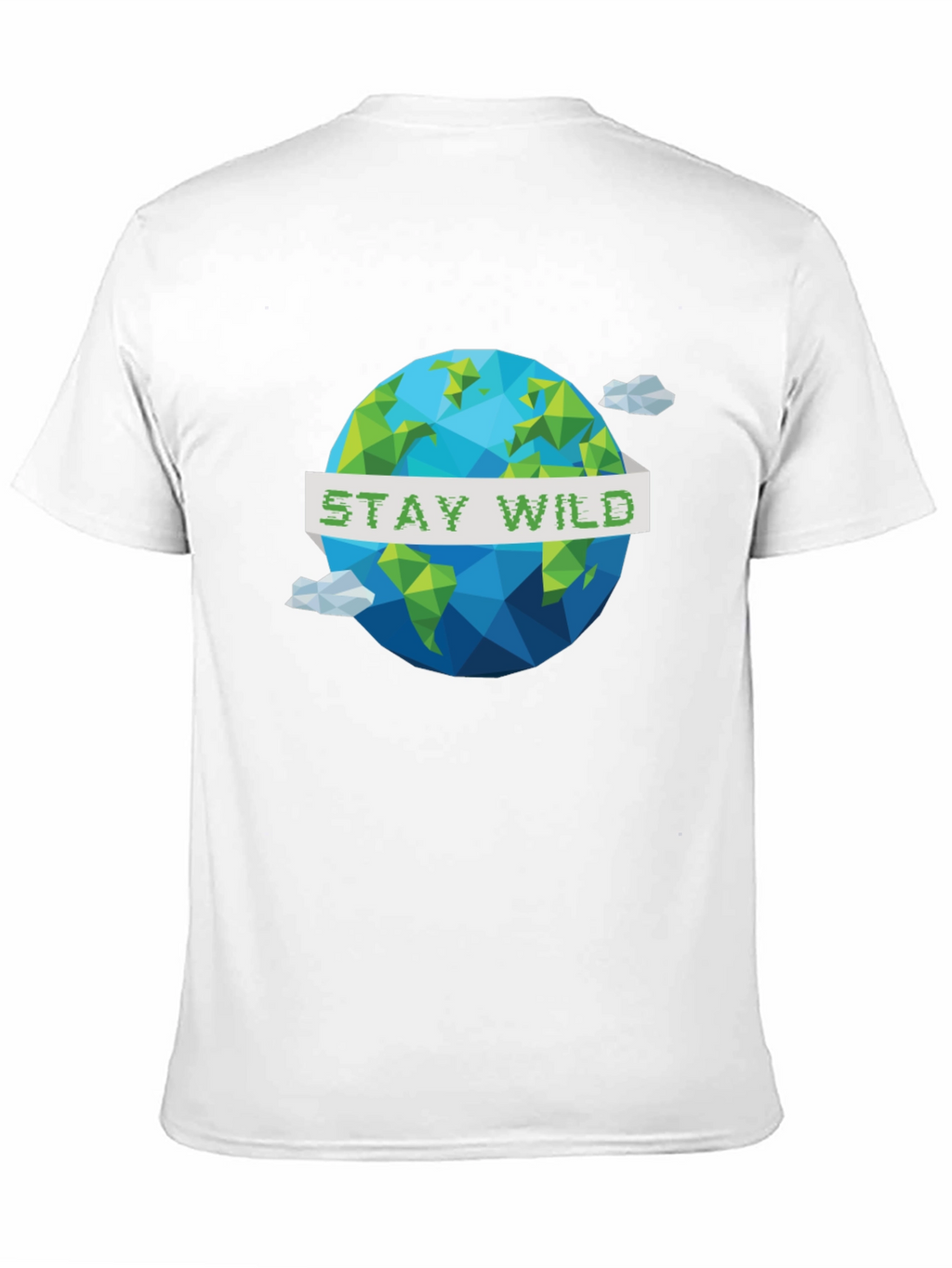 Stay Wild Geometric Earth Graphic Tee