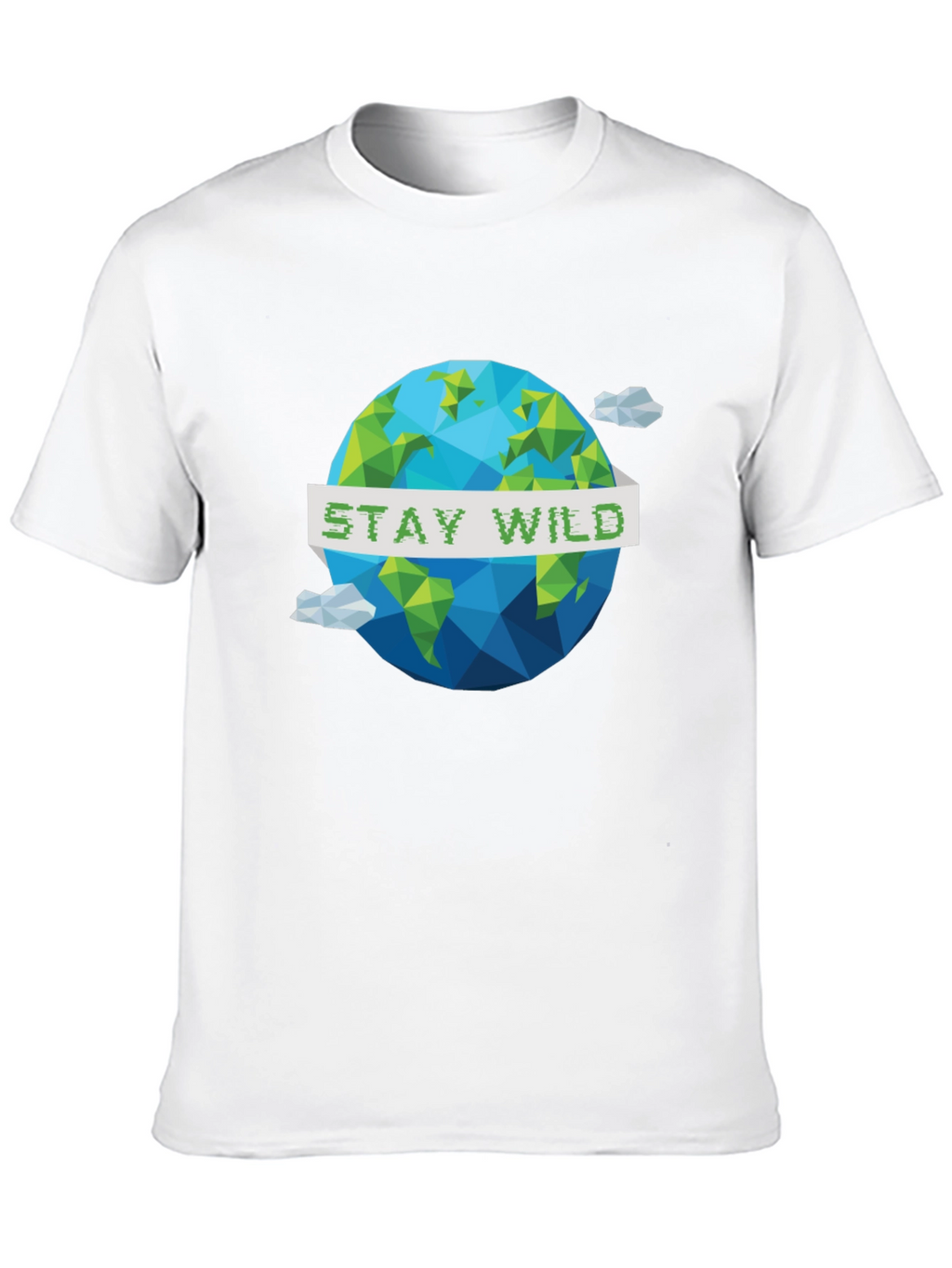 Stay Wild Geometric Earth Graphic Tee