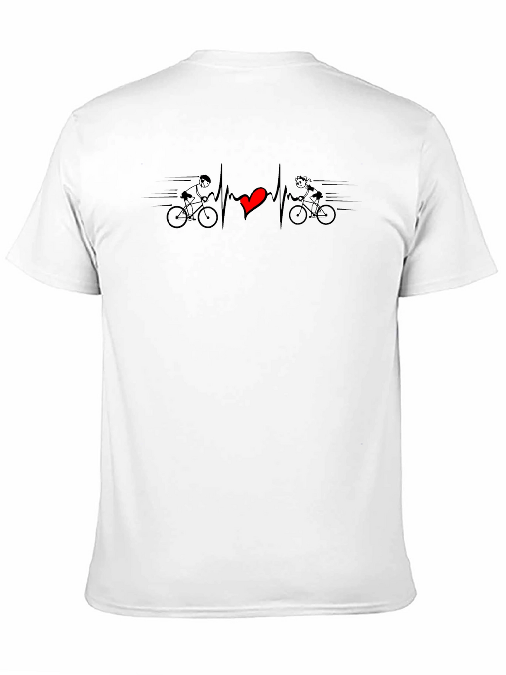 Cycling Heartbeat Graphic Tee