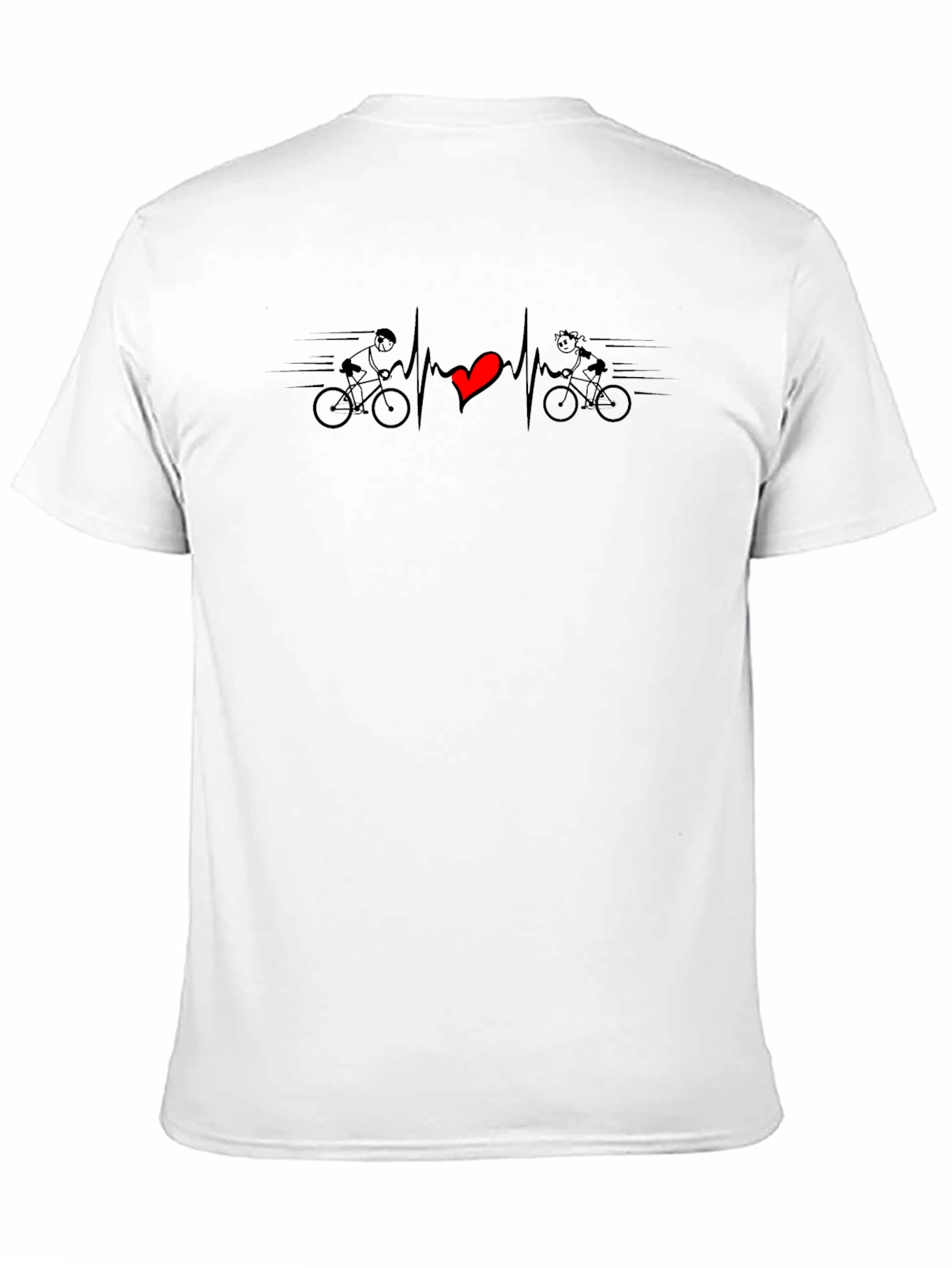 Cycling Heartbeat Graphic Tee