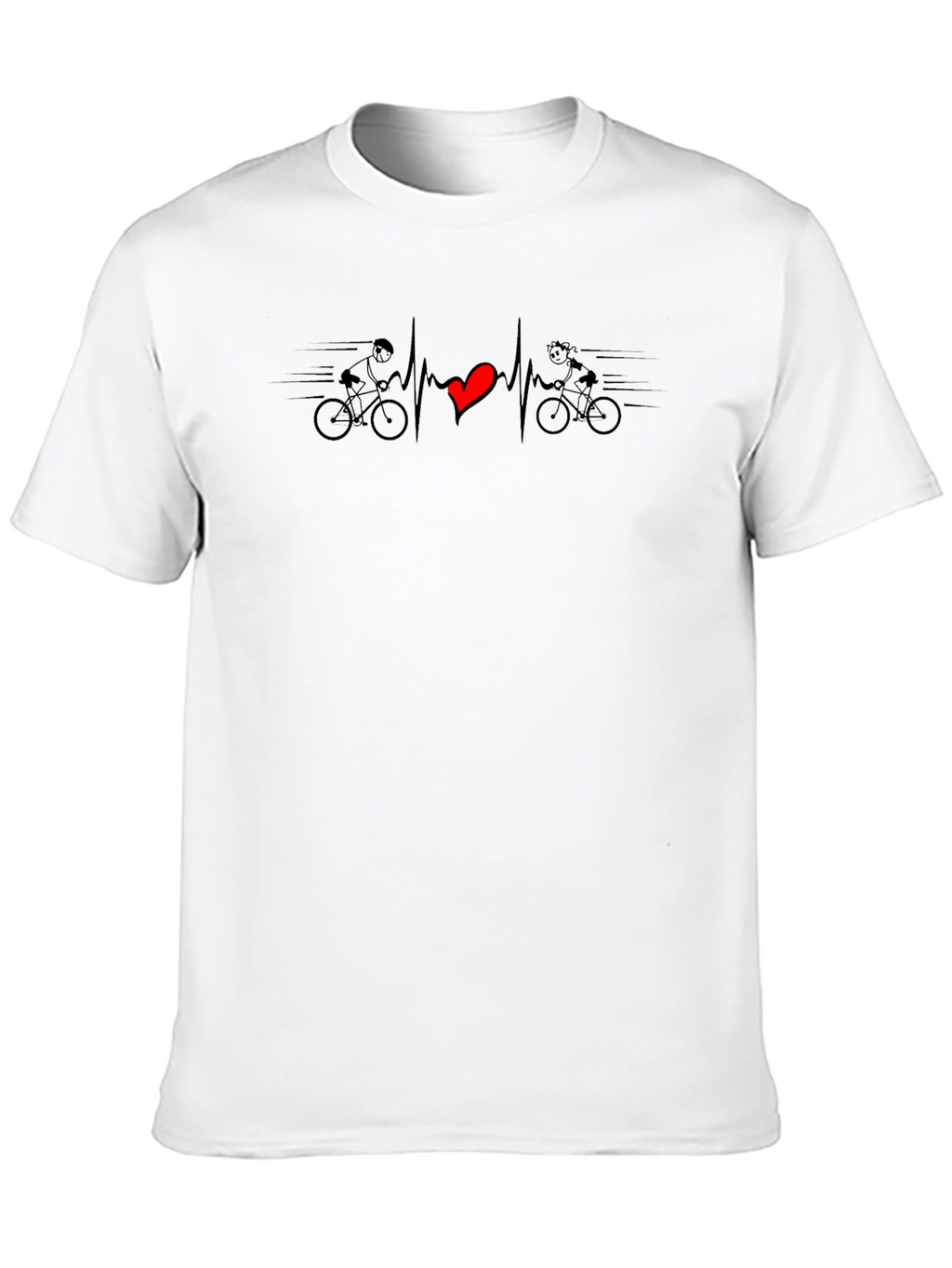 Cycling Heartbeat Graphic Tee