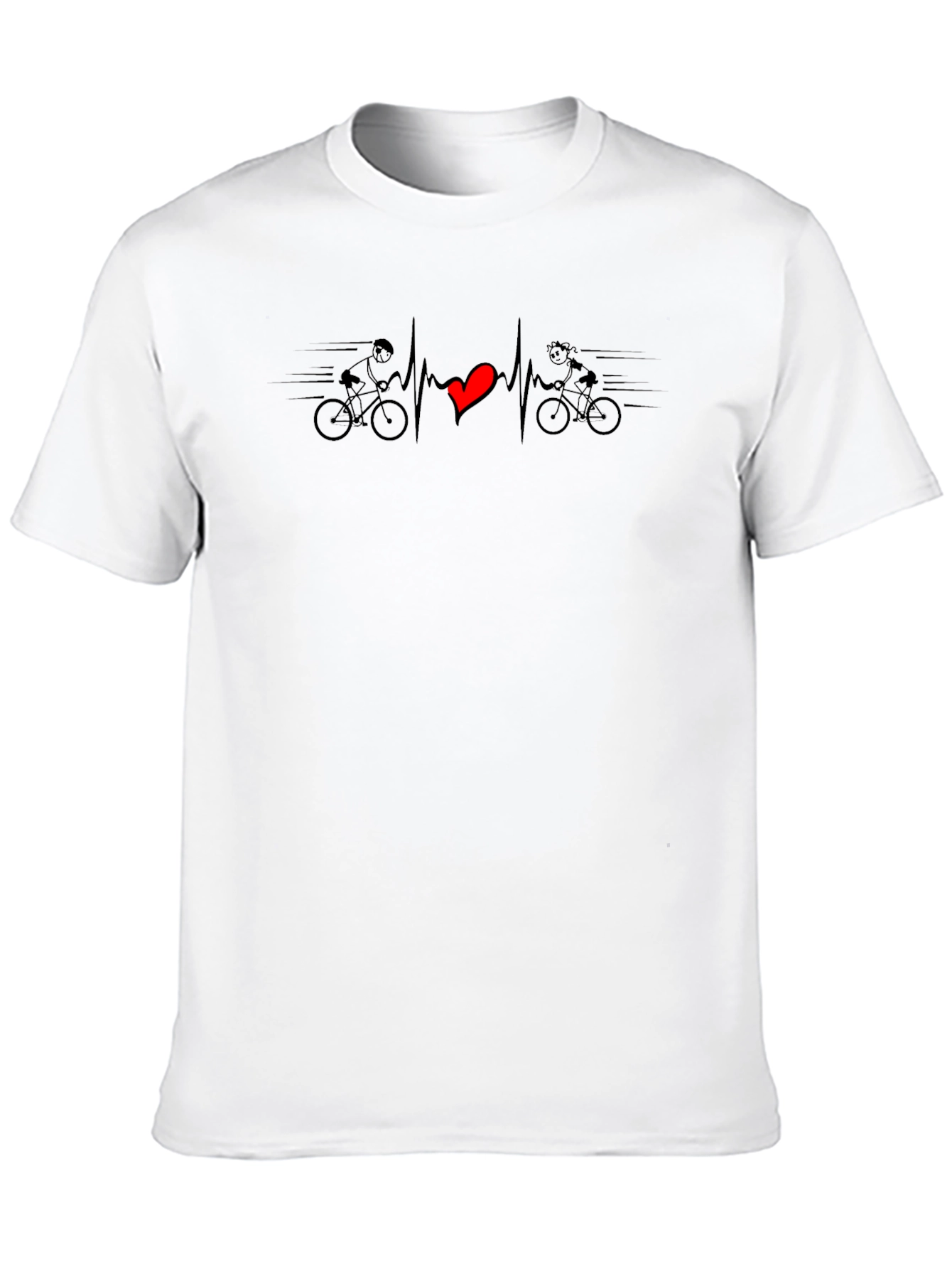 Cycling Heartbeat Graphic Tee