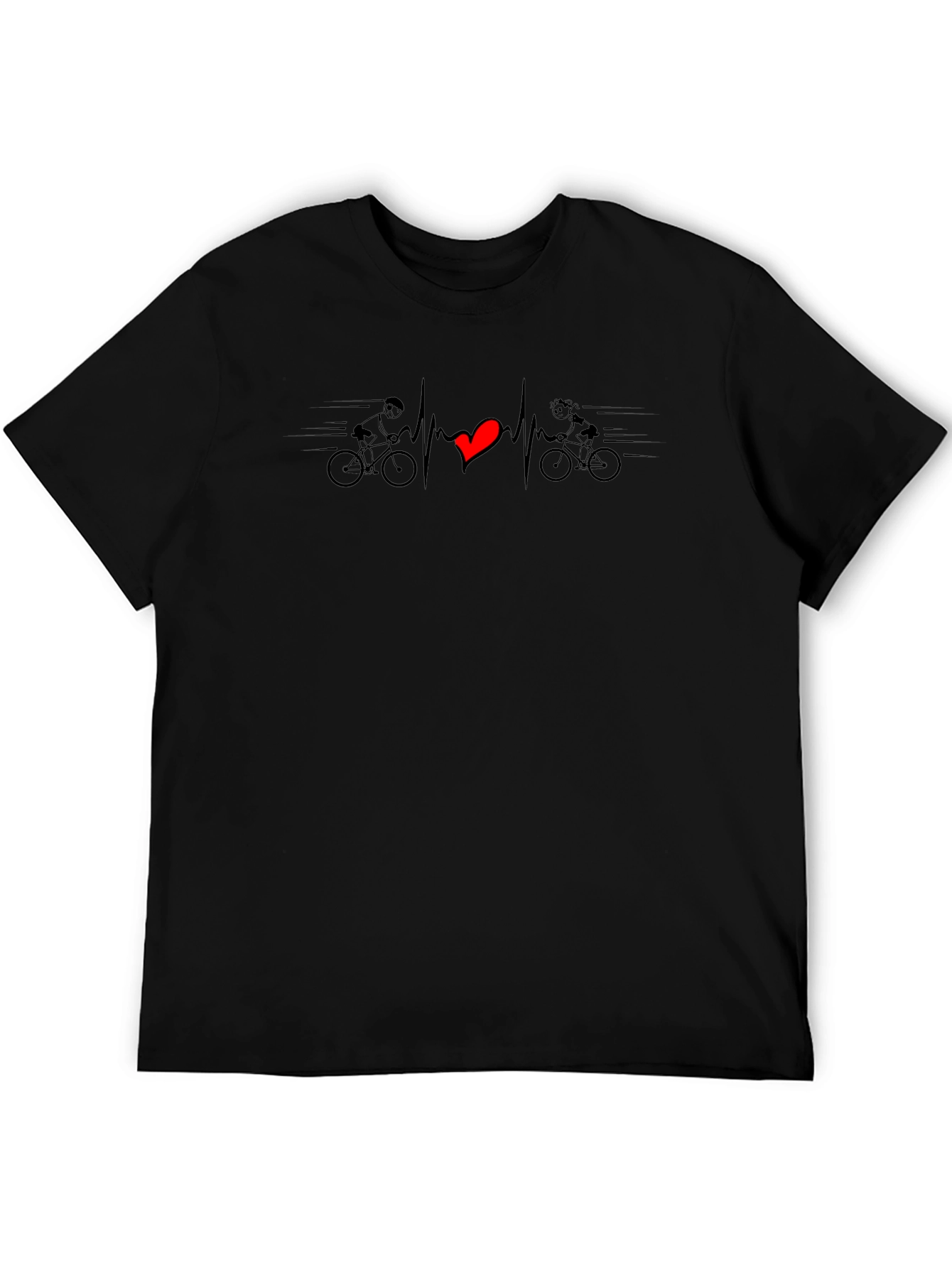 Cycling Heartbeat Graphic Tee