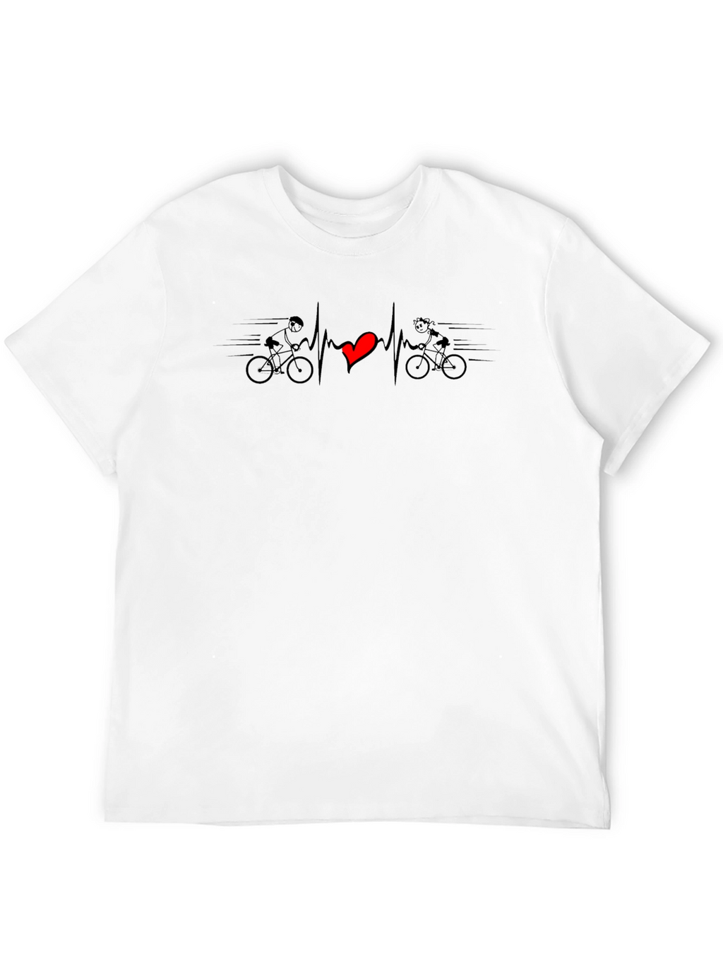 Cycling Heartbeat Graphic Tee