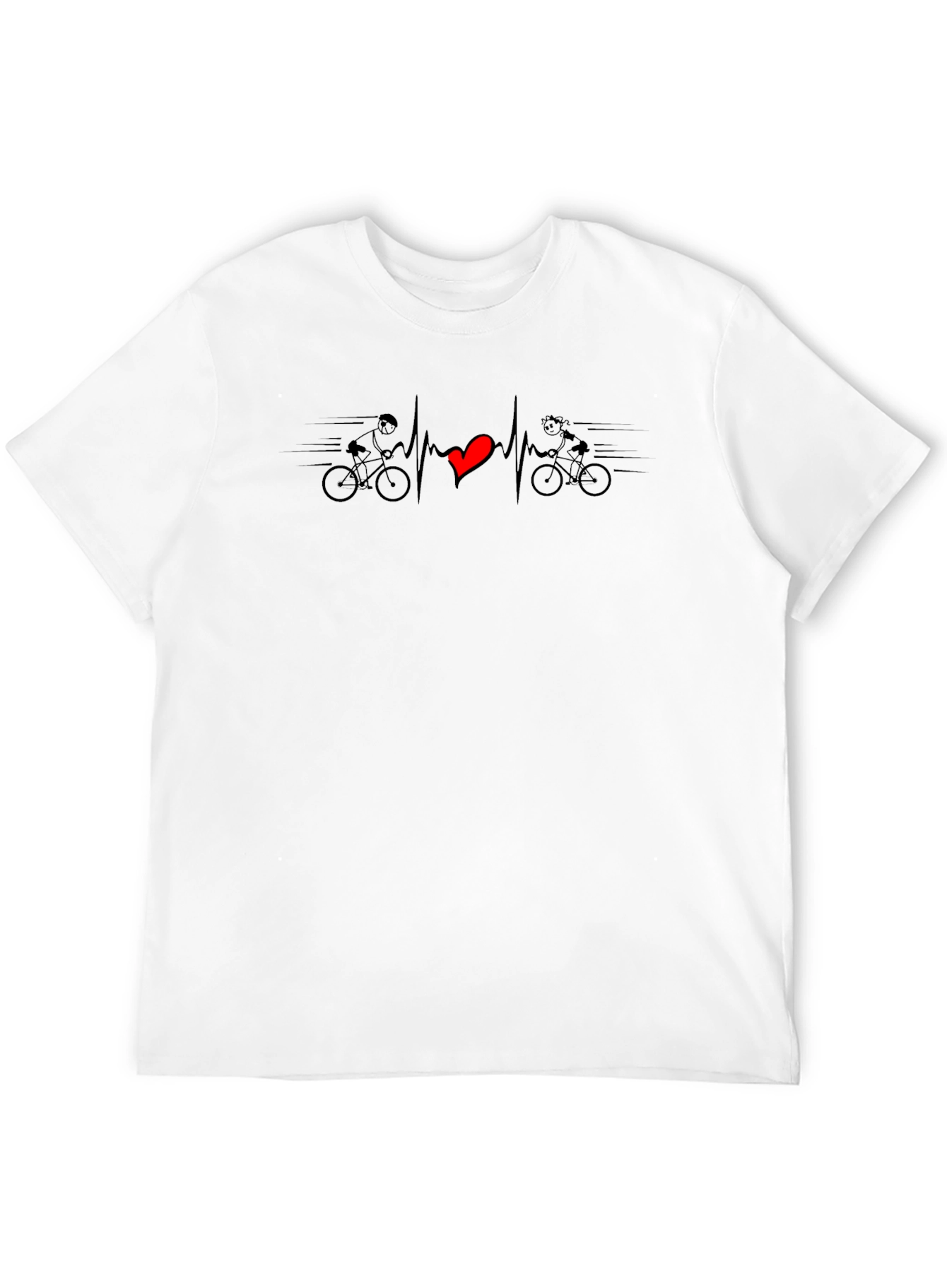 Cycling Heartbeat Graphic Tee