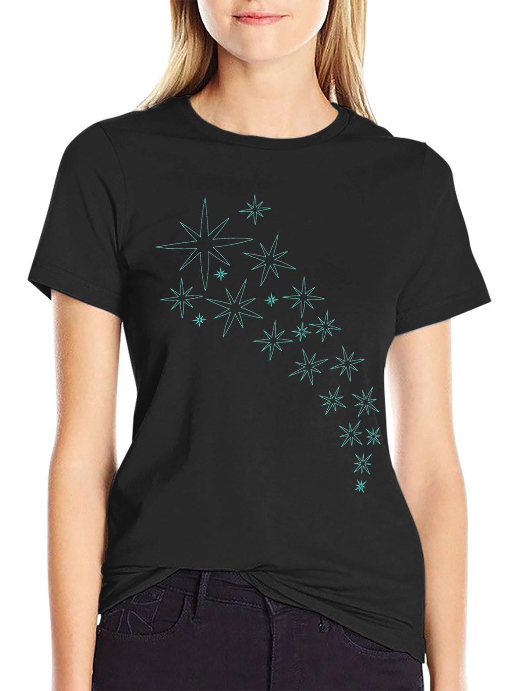 Retro Starburst T-Shirt - Atomic Age Design