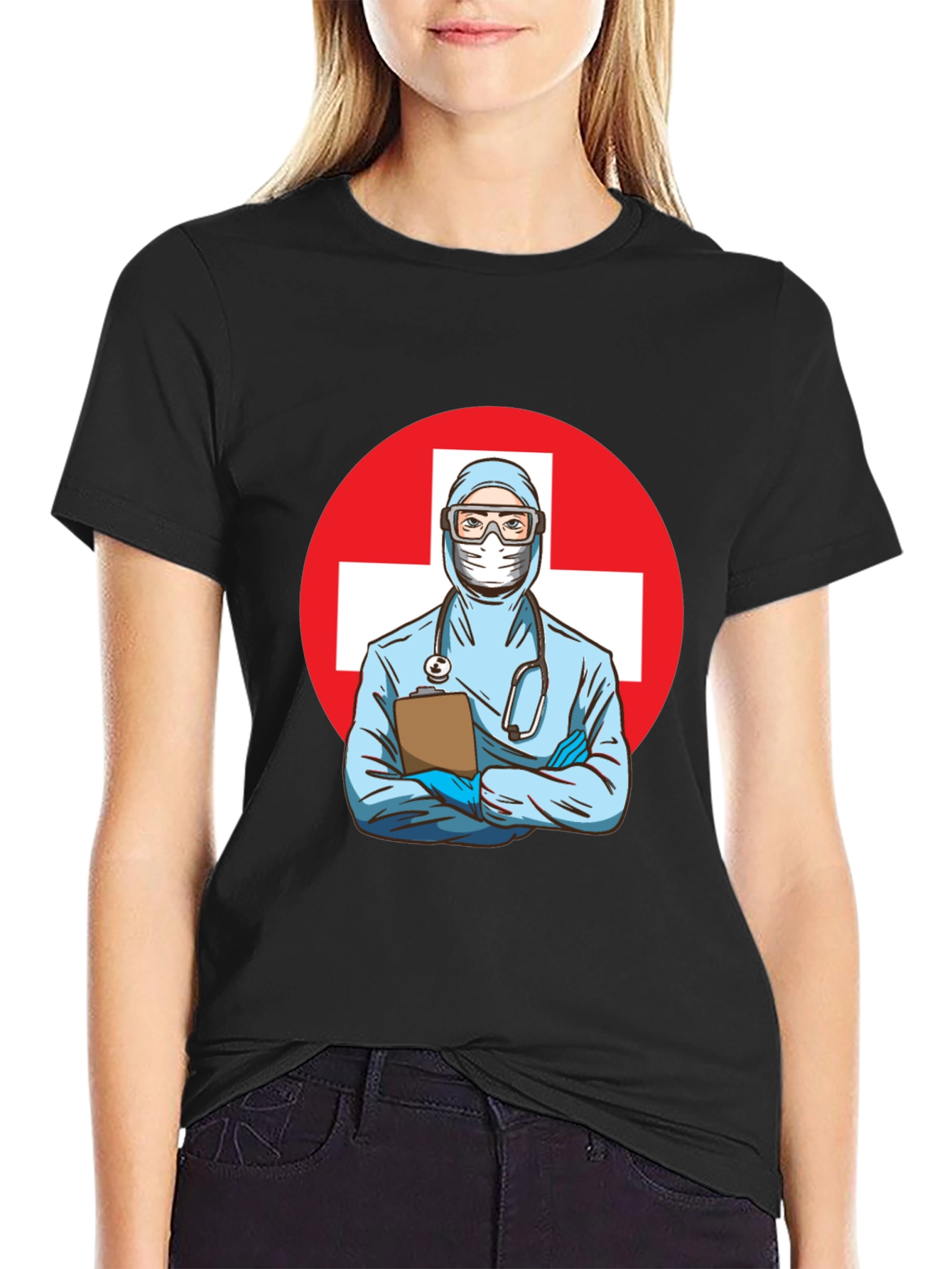 Doctor Graphic Tee - Black T-Shirt