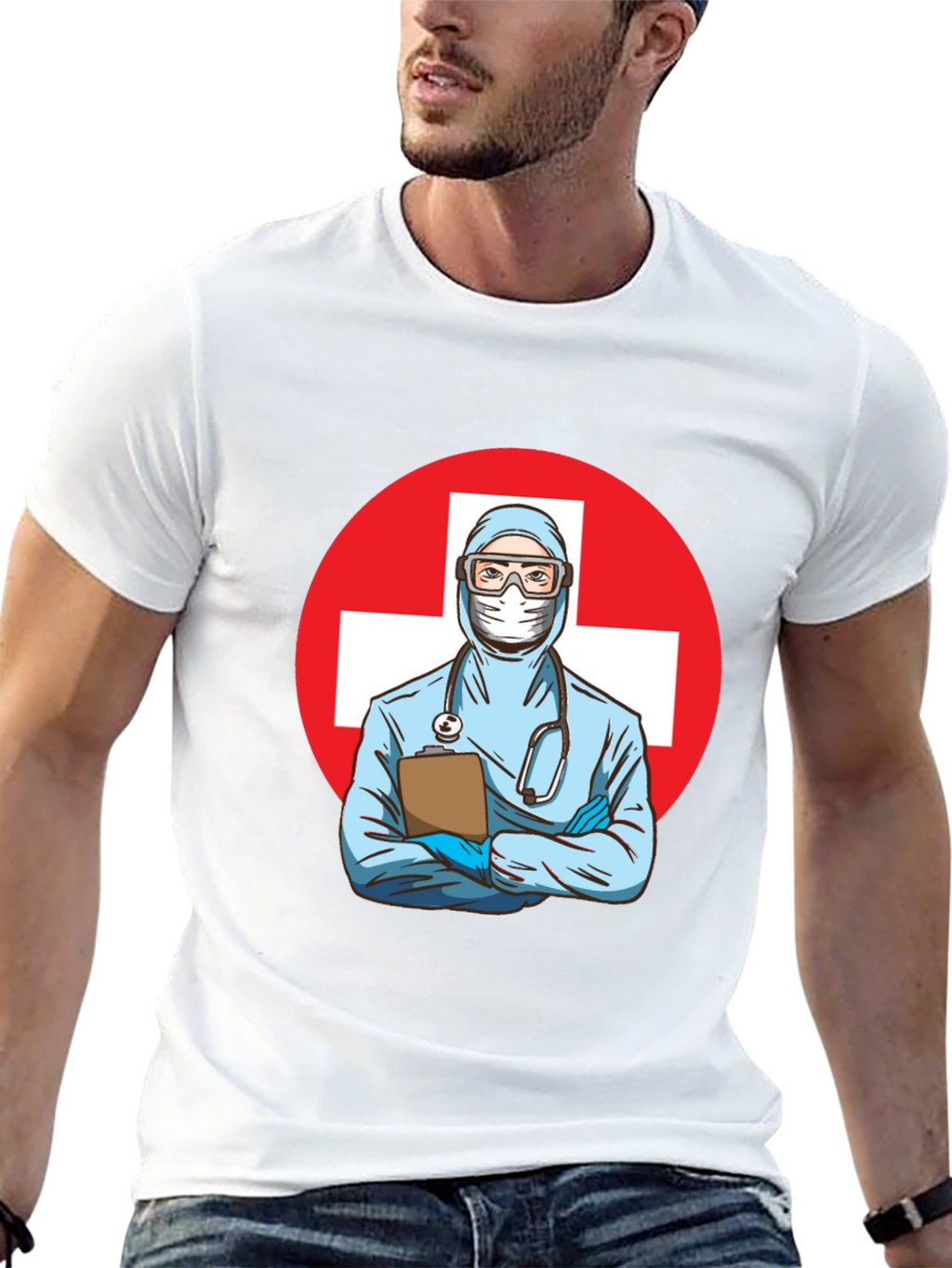 Doctor Graphic Tee - Black T-Shirt