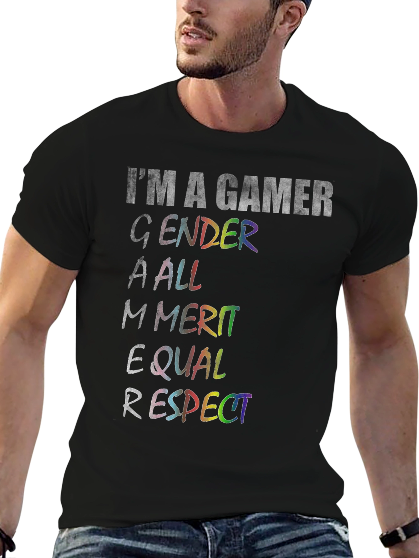 Gamer Gender Equality T-Shirt - Unisex Black Tee