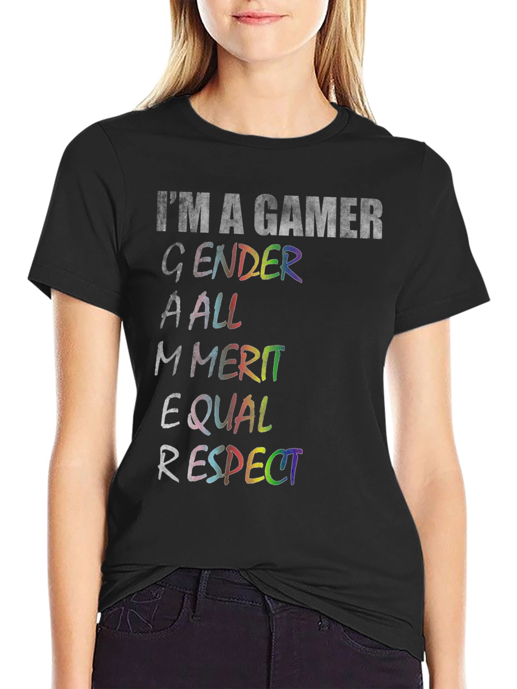 Gamer Gender Equality T-Shirt - Unisex Black Tee