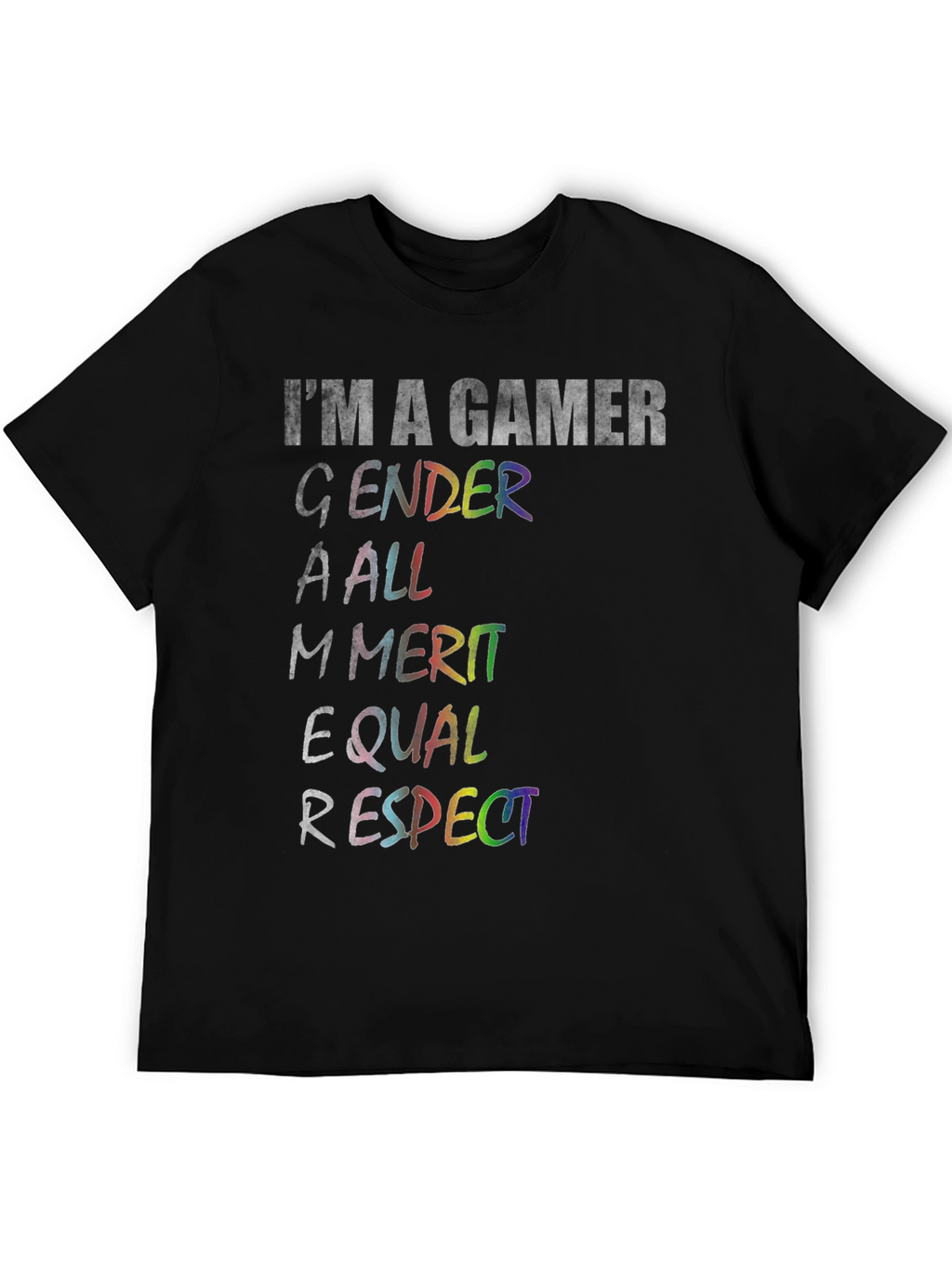 Gamer Gender Equality T-Shirt - Unisex Black Tee