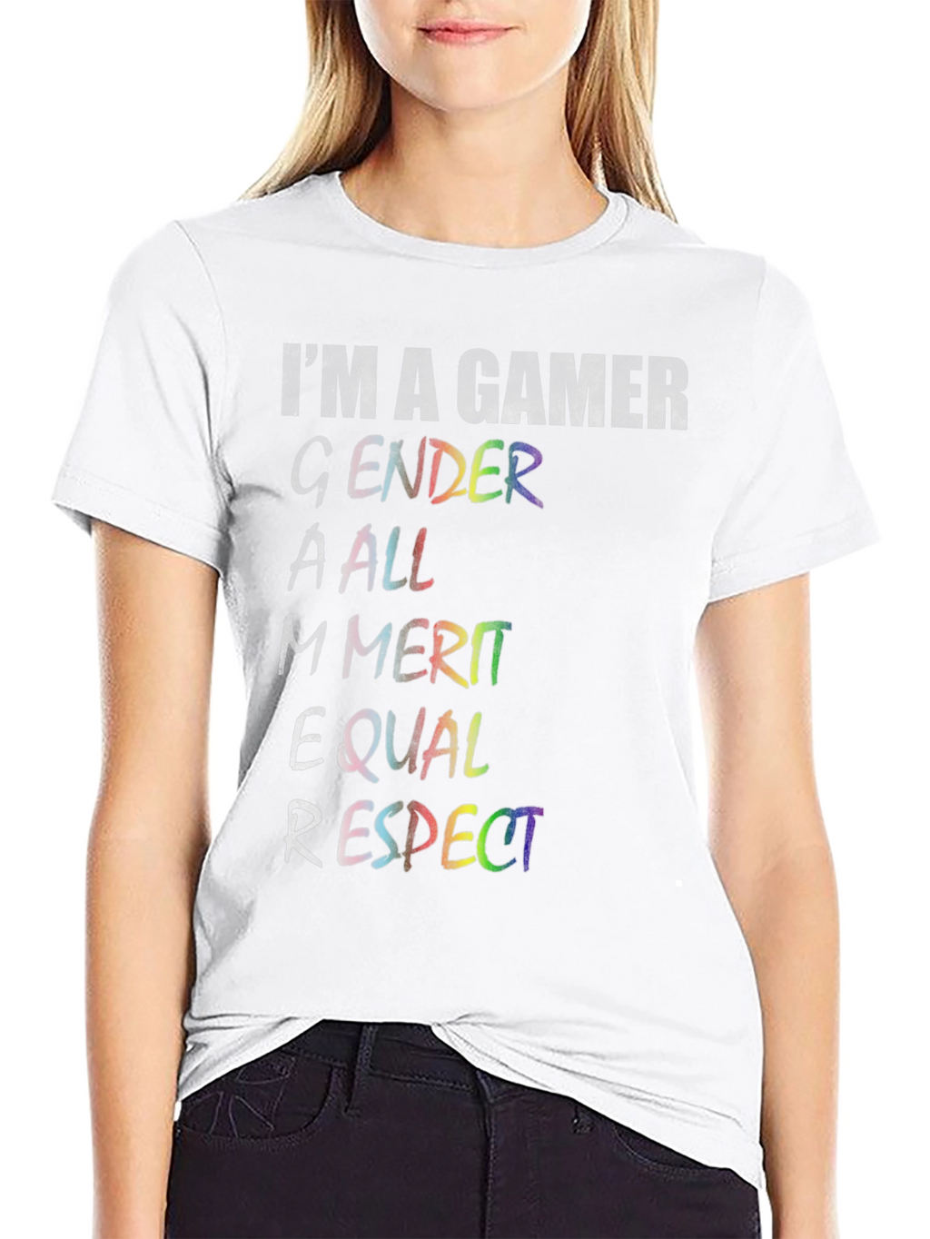 Gamer Gender Equality T-Shirt - Unisex Black Tee