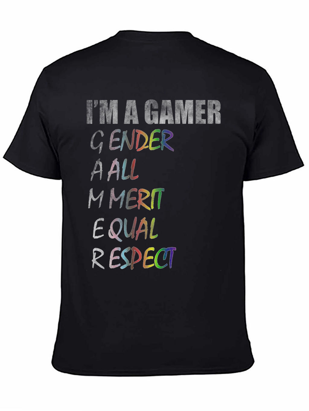Gamer Gender Equality T-Shirt - Unisex Black Tee