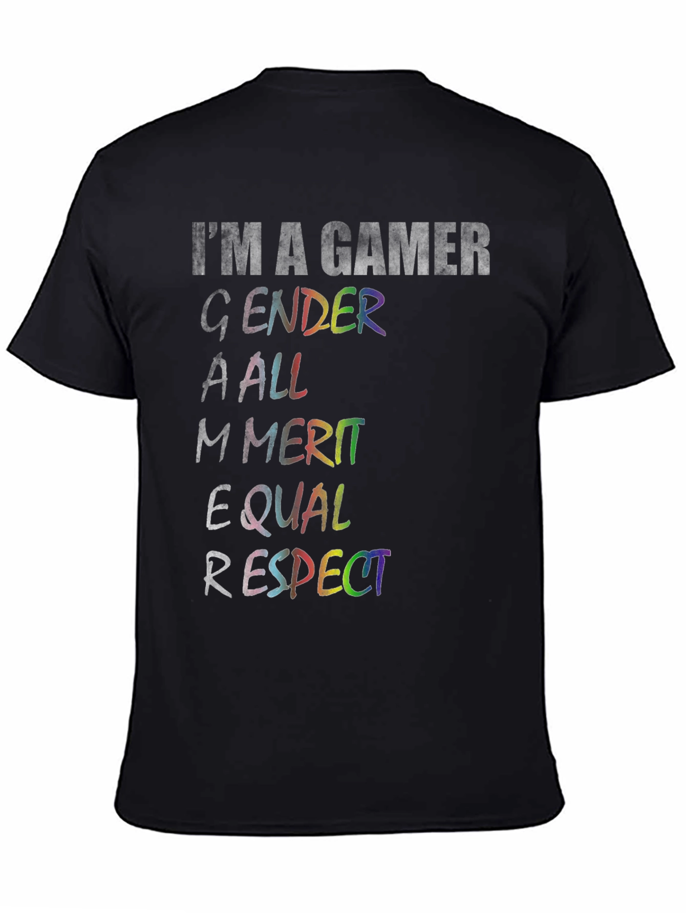 Gamer Gender Equality T-Shirt - Unisex Black Tee