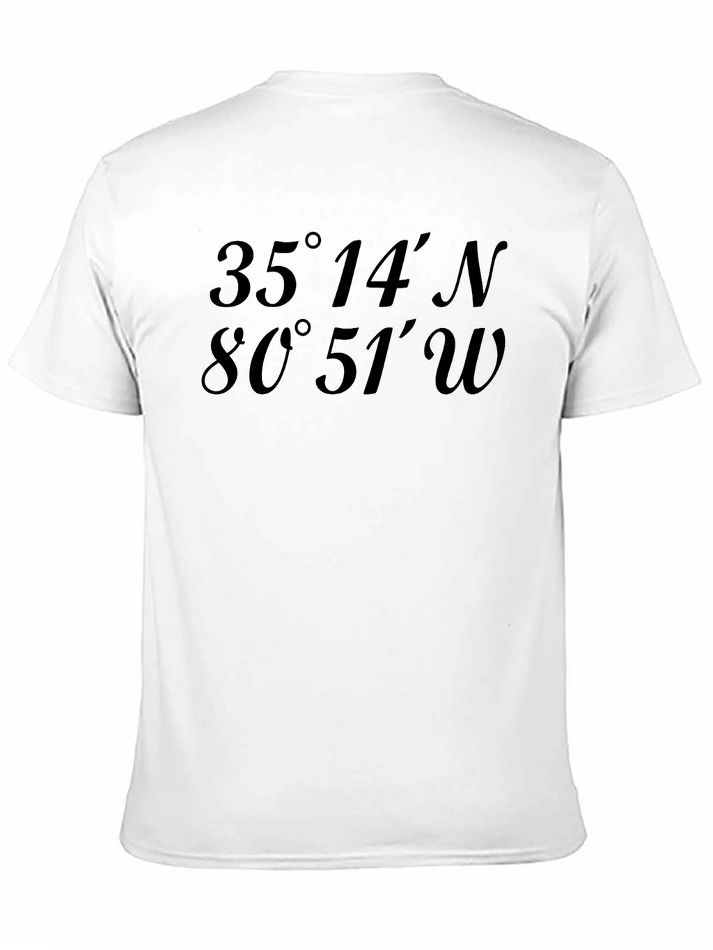 Latitude Longitude Coordinates Graphic T-Shirt