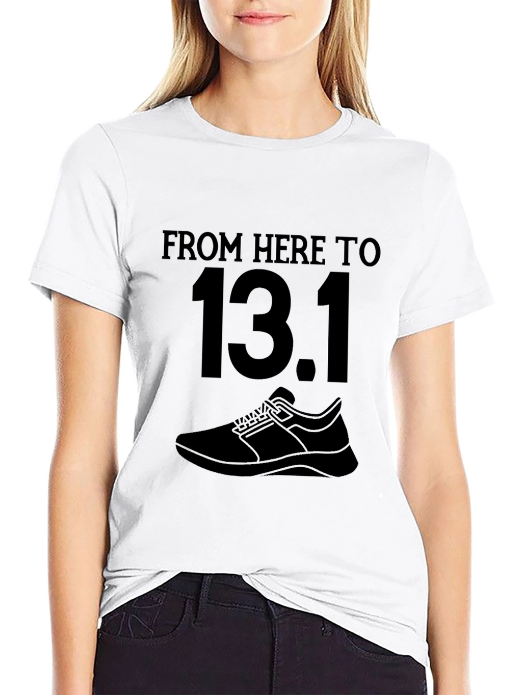 From Here to 13.1 Running T-Shirt