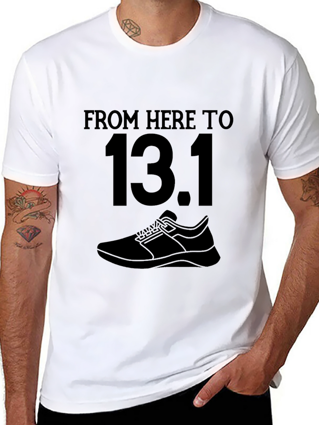 From Here to 13.1 Running T-Shirt