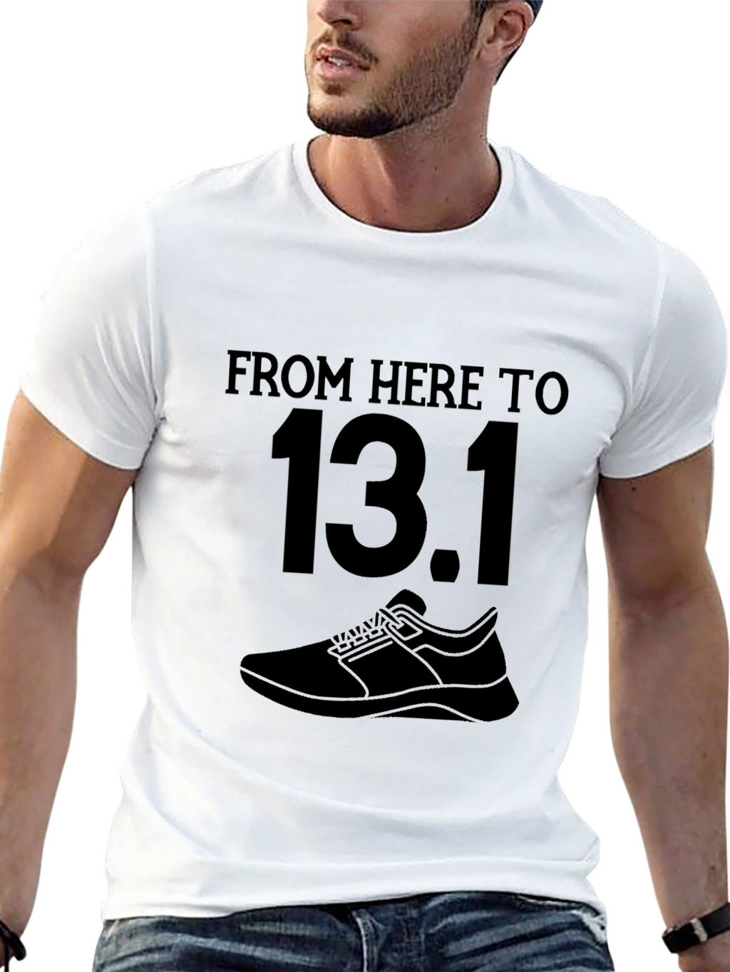 From Here to 13.1 Running T-Shirt