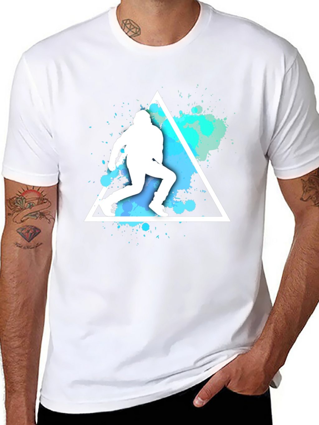 Athlete Triangle Graphic T-Shirt