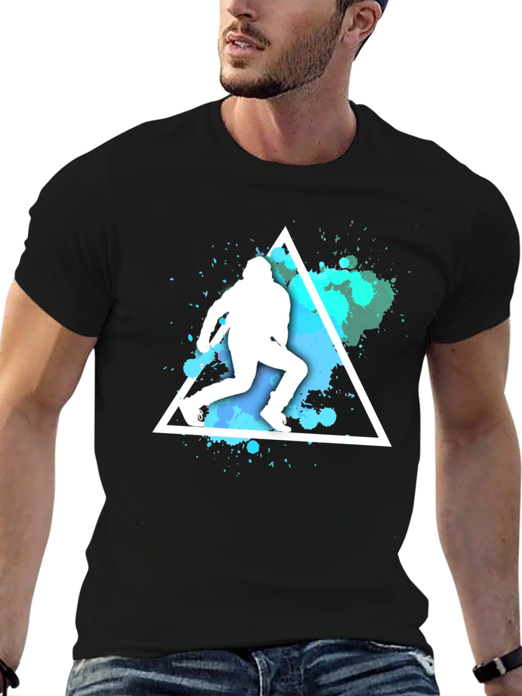 Athlete Triangle Graphic T-Shirt