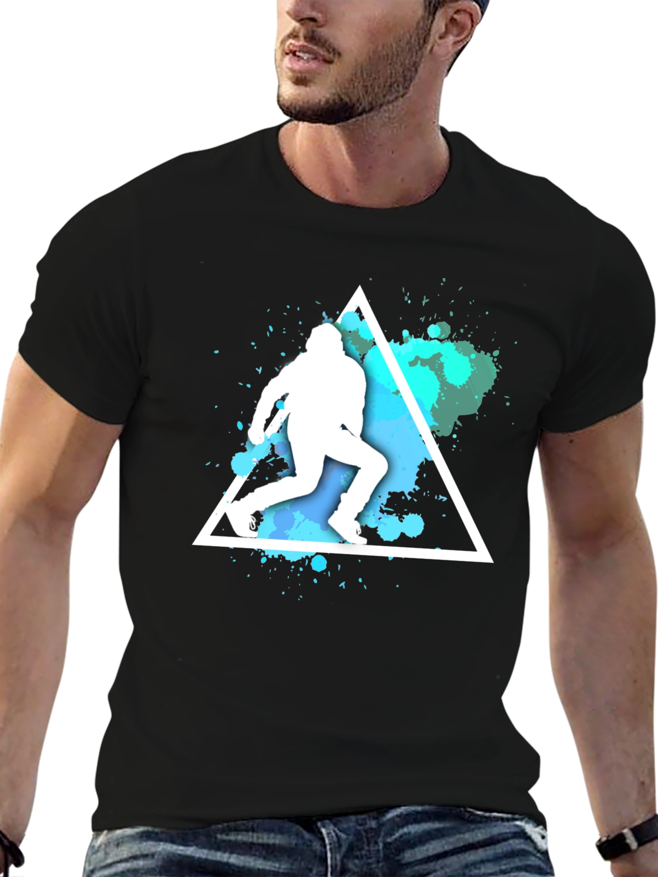 Athlete Triangle Graphic T-Shirt